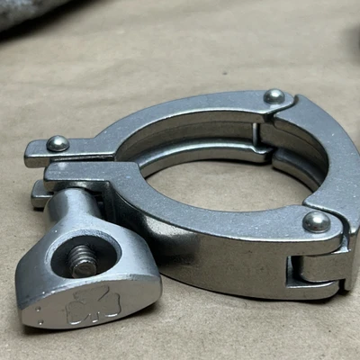 (10) Stainless Steel Tri-Clamps Tri-Clover 3” (See Photos) NNB Fast Shipping!