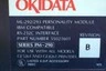 OKIDATA ML-292/293 PERSONALITY MODULE