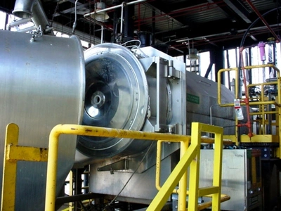 Heinkel HF 1000.1 Inverting Filter centrifuge, Hastelloy C.