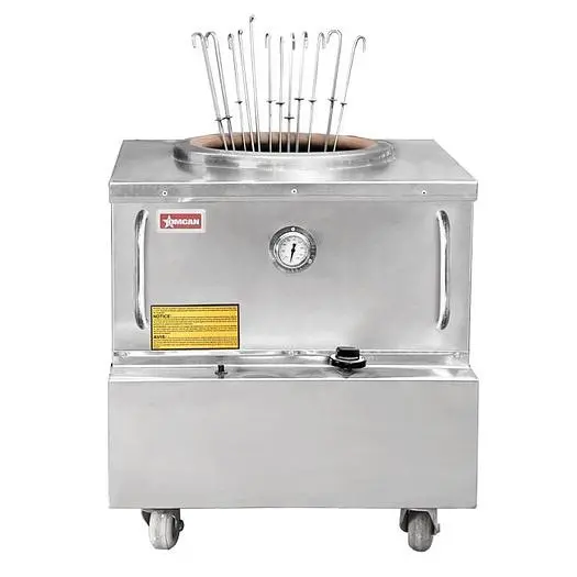 28″ x 30″ Stainless Steel Tandoor Clay Oven – Natural Gas