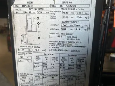 Used RAYMOND 550OPC30TT Misc Forklifts Illinois US | Somerset Equipment Sales #1542969