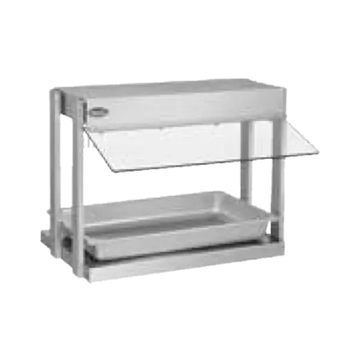 Hatco GRHW-1P 22 1/4" Hors D'Oeuvre Warmer w/ Sneeze Guard & Heated Base, 120V