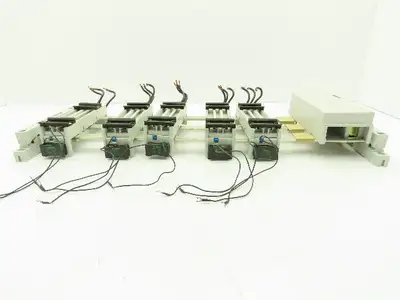 Wohner Classic 60 System Busbar 24" 3Ph 362A EQUES Lot of 5 32A 600V Adapters