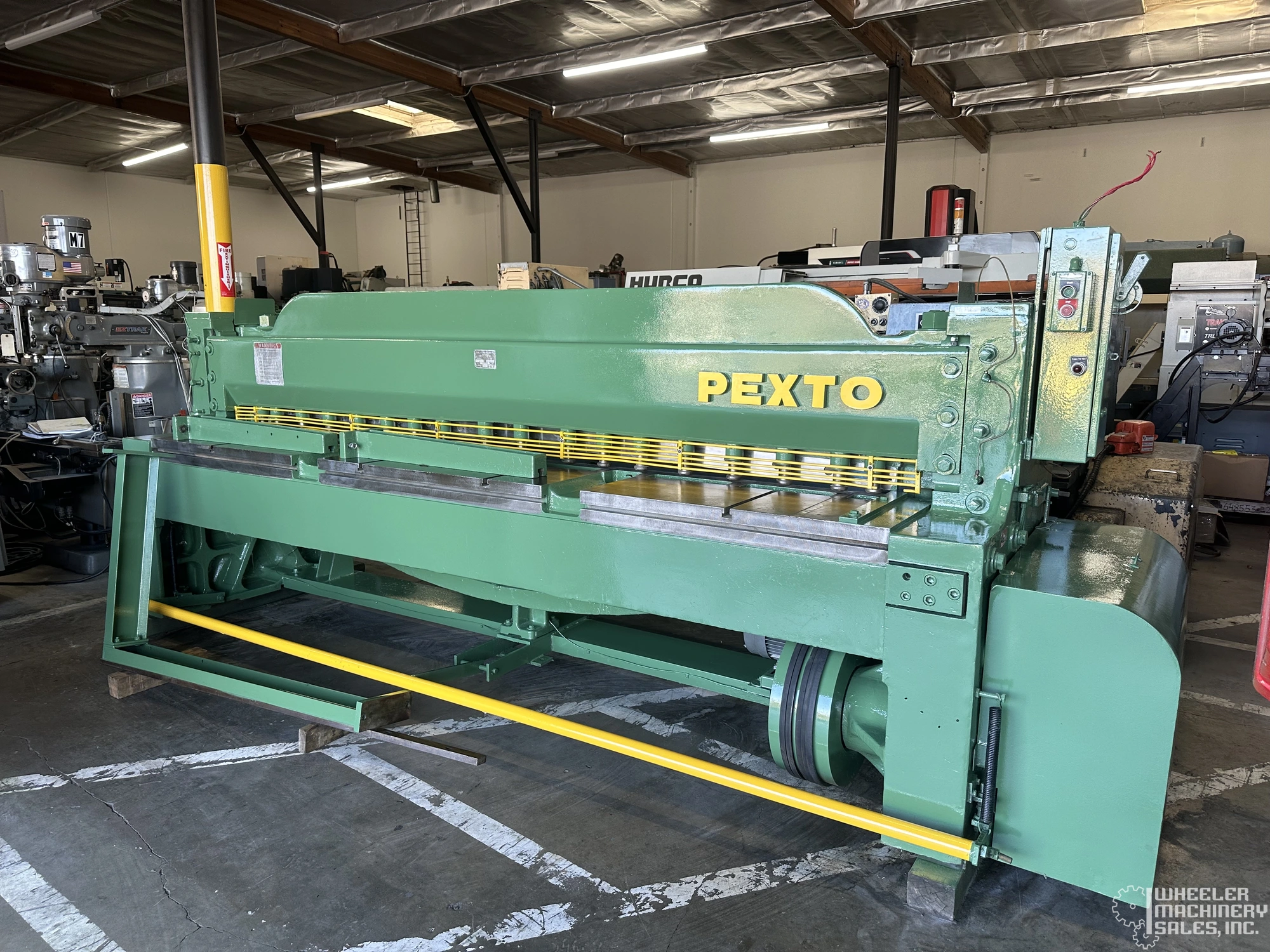 Used PEXTO 10-U-10-B SHEARS 7112 | Wheeler Machinery Sales