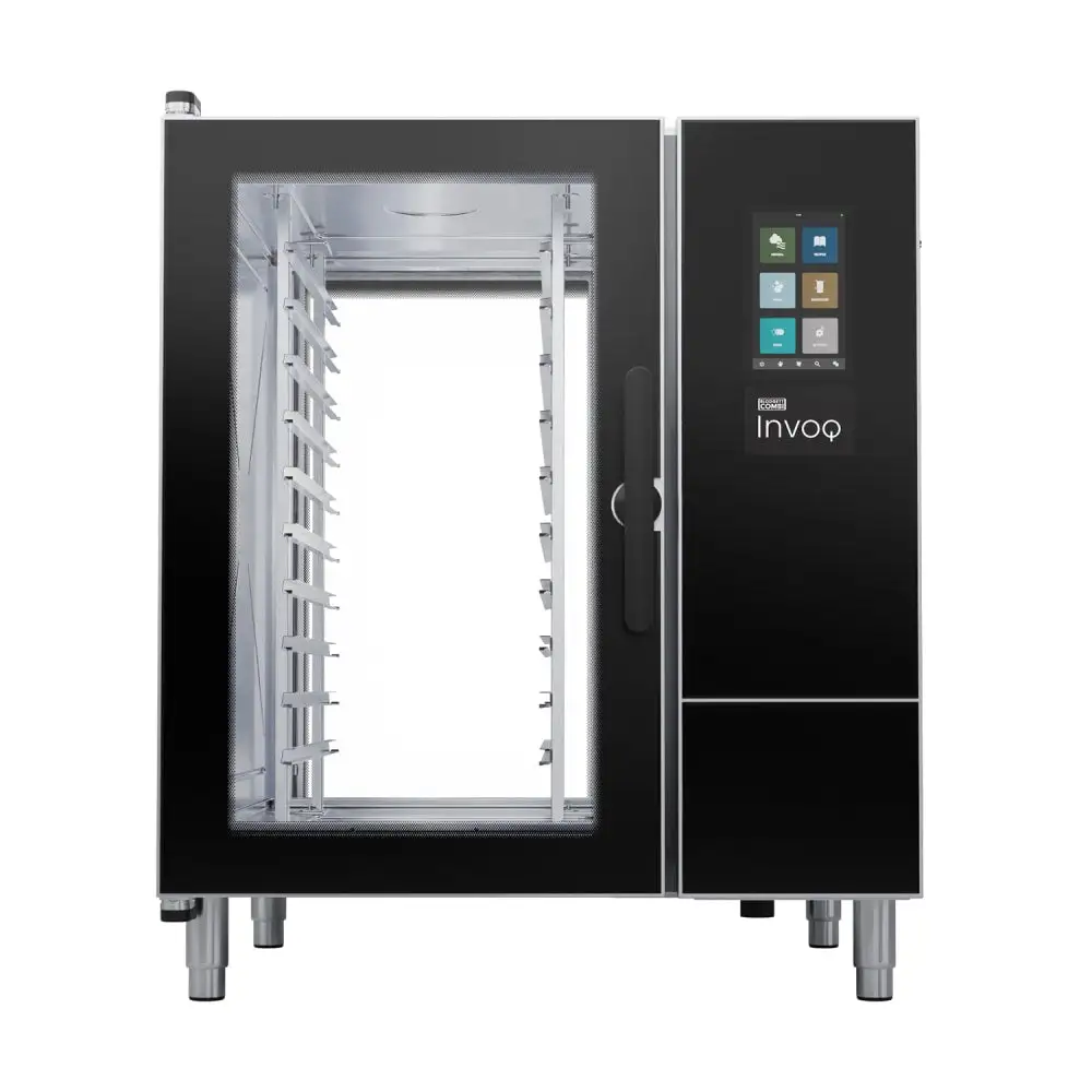 Blodgett INVOQ 101BE-PT INVOQ Single Full Size Pass-Thru Combi Oven - Boiler & Injection, 208v/3ph