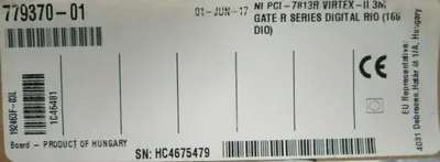 NEW NATIONAL INSTRUMENTS 779370-01 I/O CARD 192463F-03L 77937001