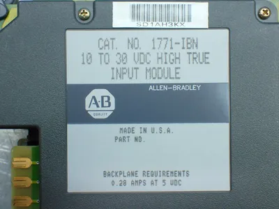 Used ALLENBRADLEY 1771IBN PLC Input & Output Ohio US | HGR 24 #879758