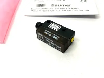 New | in-Stock BAUMER MINIATURE DIFFUSE CONTRAST SENSOR 3~150MM Sensors | Maverick Industrial Sales #1108404