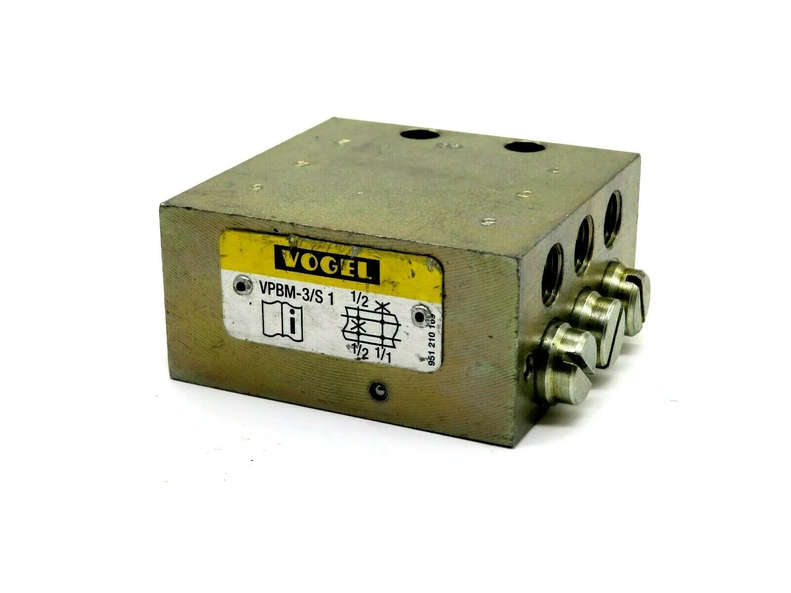 NEW VOGEL VPBM-3/S 1 LUBRICATION BLOCK DIVIDER VPBM3S1