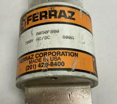 New | in-Stock FERRAZ A050F800 Miscellaneous Equipment (Electrical & Power) Ohio US | Surplus Asset Holdings #1233742