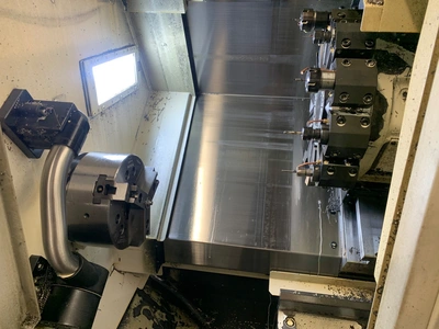 2015 OKUMA GENOS L250E CNC Lathes | PM Machines (2)