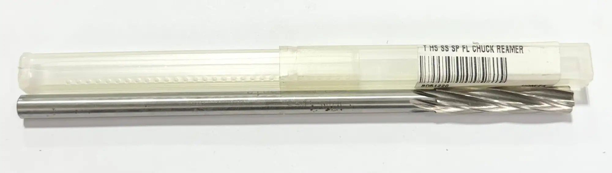 Letter T HSS Spiral Flute Chucking Reamer Straight Shank