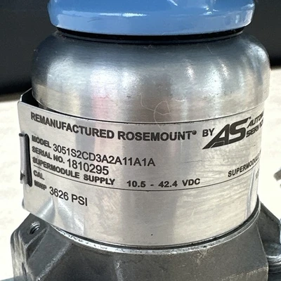 Used Rosemount 3051S2CD3A2A11A1A Test Equipment - Other Indiana US | J&J Industrial Supply #518212