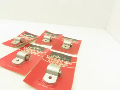 Velvac 704069 Clamp Kit 5/8" Round 5/16" Mounting Hole Aluminum Lot of 5