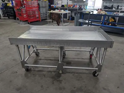 Used Stainless Steel Heavy Duty Dough Table