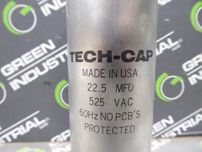 Tech-Cap Electrical Capacitor For GE 1000W Metal Halide Lighting Fixture Used