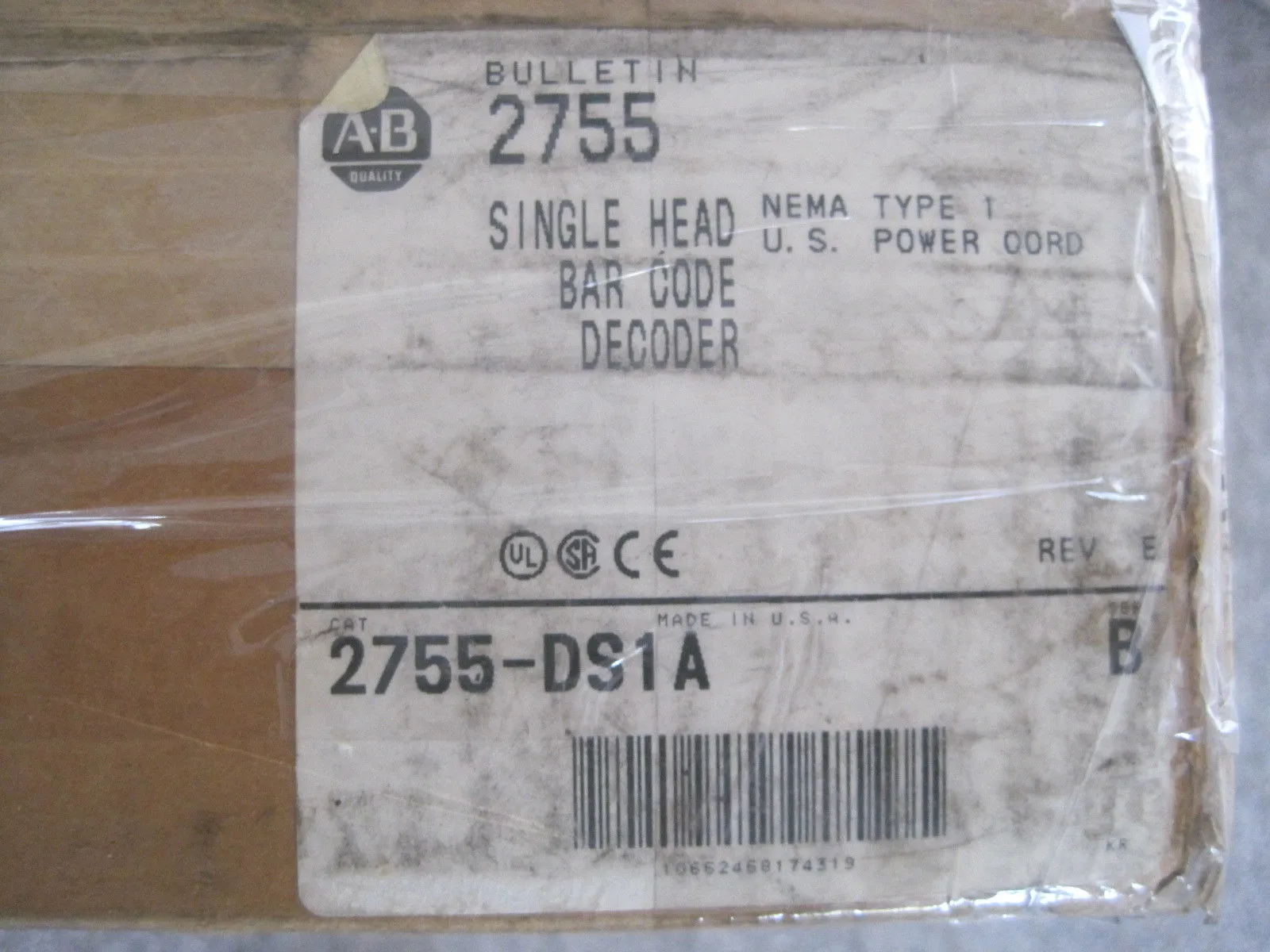 NEW ALLEN BRADLEY 2755-DS1A 2755DS1A