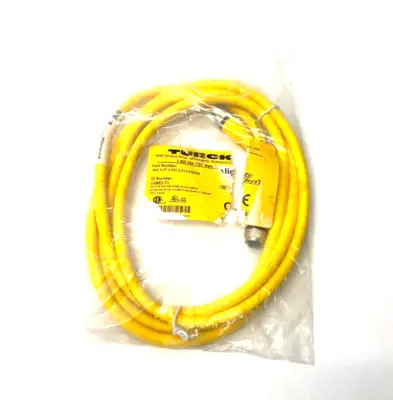 USED TURCK EUROFAST DOUBLE ENDED M12 CORDSET