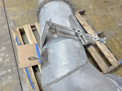 24" Wide X 108" L Witte Fluid Bed Dryer / Classifier With Cyclone