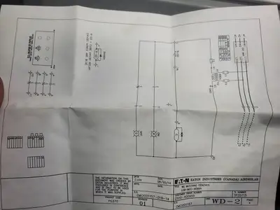 35 kW, 480V, 3 PH Motor Starter Panel / MCC