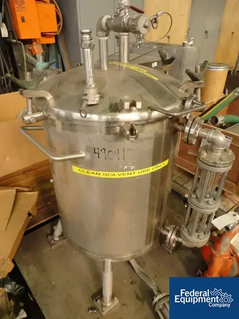Used Precision 55 GAL PRECISION TANK, 316L S/S Stainless Steel Tanks Ohio US | Federal Equipment Company #125880