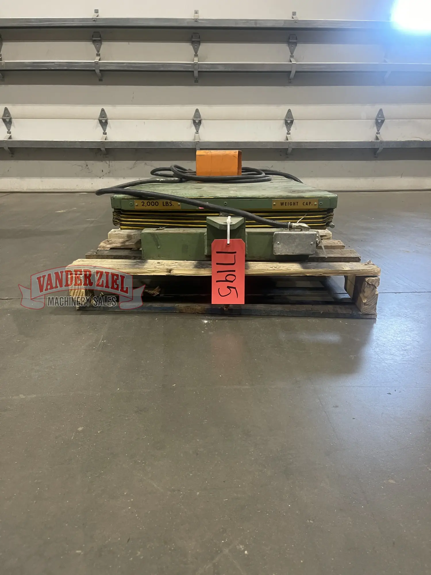 Portable Scissor Lift Table, 2,000 lbs. Capacity