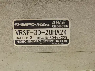 Nidec Shimpo VRSF-3D-28HA24 ABLE Inline Gearbox 3:1 Reducer Planetary Gear