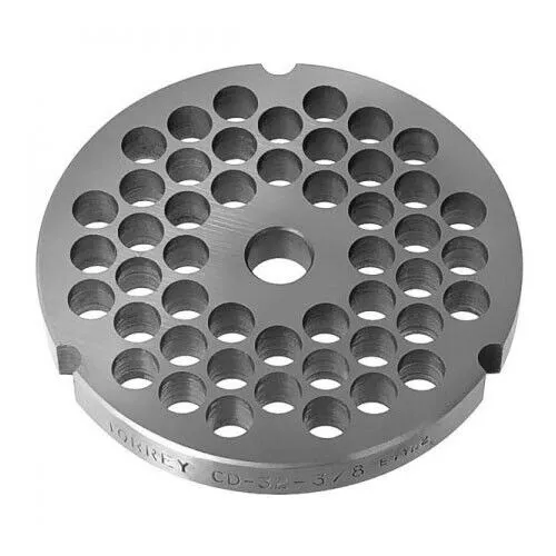 #32 Reversible Meat Grinder Plate 3/8", (9.53mm)