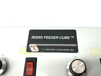 Used Rodix Plus Feeder Cube Dual Control Unit 10A Unit A, 5A Unit B, 121-13 Industrial Controls Michigan US | Maverick Industrial Sales #1402198