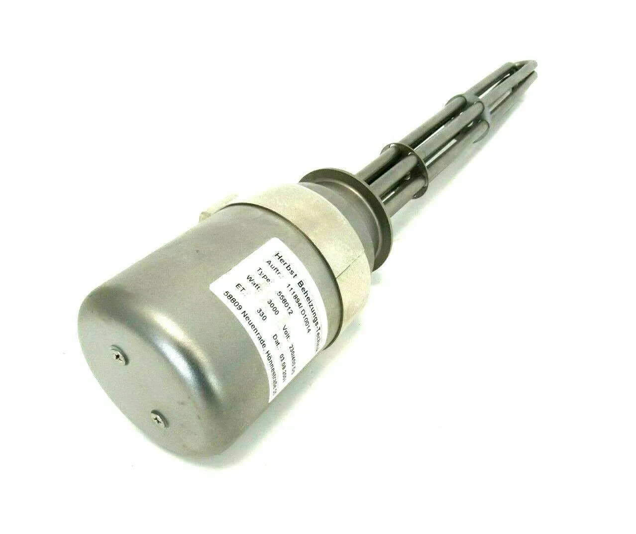 NEW HERBST 111894/D10014 HEATER 558012 3000W 230/400V 111894D10014