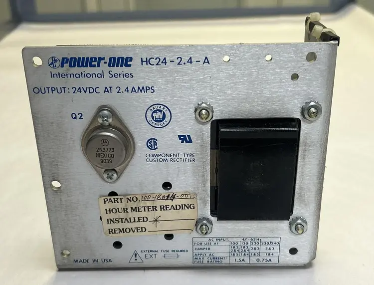 Used POWER ONE HC24-2.4-A Miscellaneous Equipment (Electrical & Power) | Surplus Asset Holdings #1195920