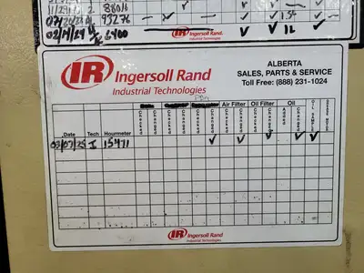 Used 2010 INGERSOLL-RAND IRN150H-OF Rotary Screw & Sliding Vane Air Compressors British Columbia CA | Lenmark #913461