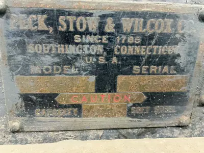 Used PECK, STOW & WILCOX 0252G Foot Power Shears Ohio US | HGR 24 #1304892