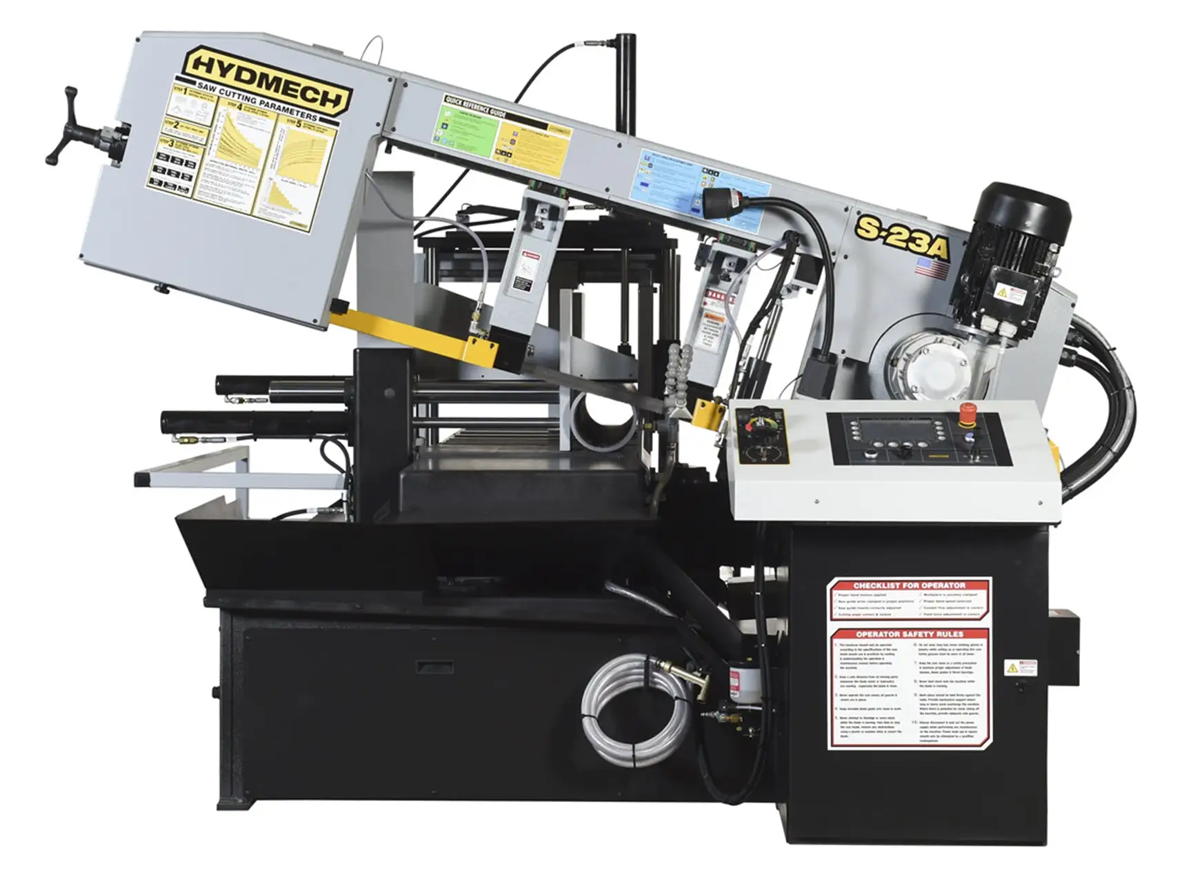 New | in-Stock HYDMECH S-23A Horizontal Band Saws Texas US | FMI Trading #679158