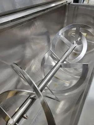 Used InoxTech 20 Cubic Foot Stainless Steel Double Ribbon Blender