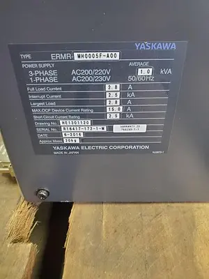USED 2016 YASKAWA MOTOMAN MH5