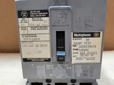 USED WESTINGHOUSE HFB2040