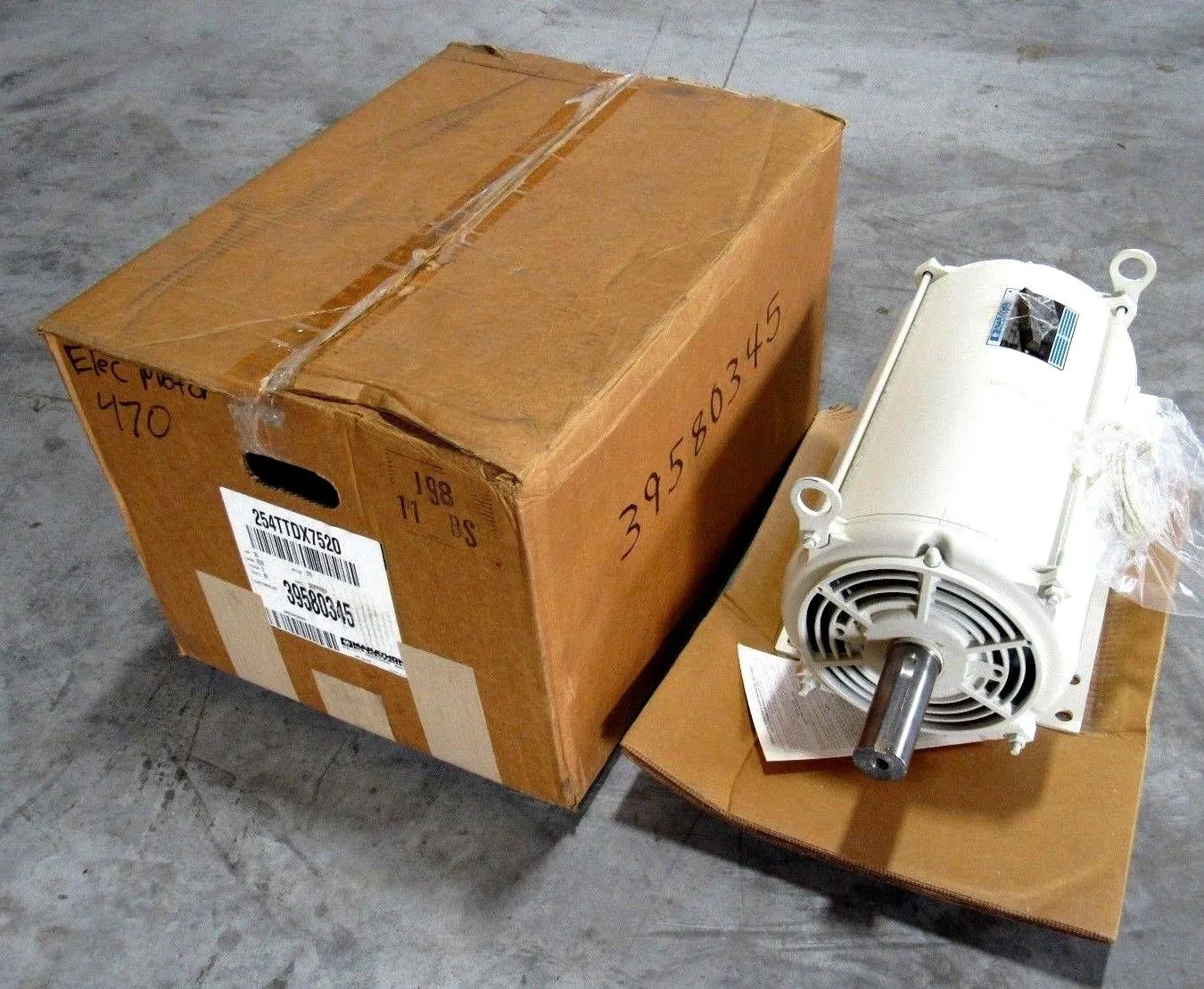 NEW MARATHON 254TTDX7520 MOTOR 39580345 5VJ-254TTDX7520 20HP 3530 RPM