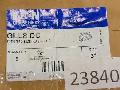 3" Zinc Ground Bushing GLL8DC (Box of 5)