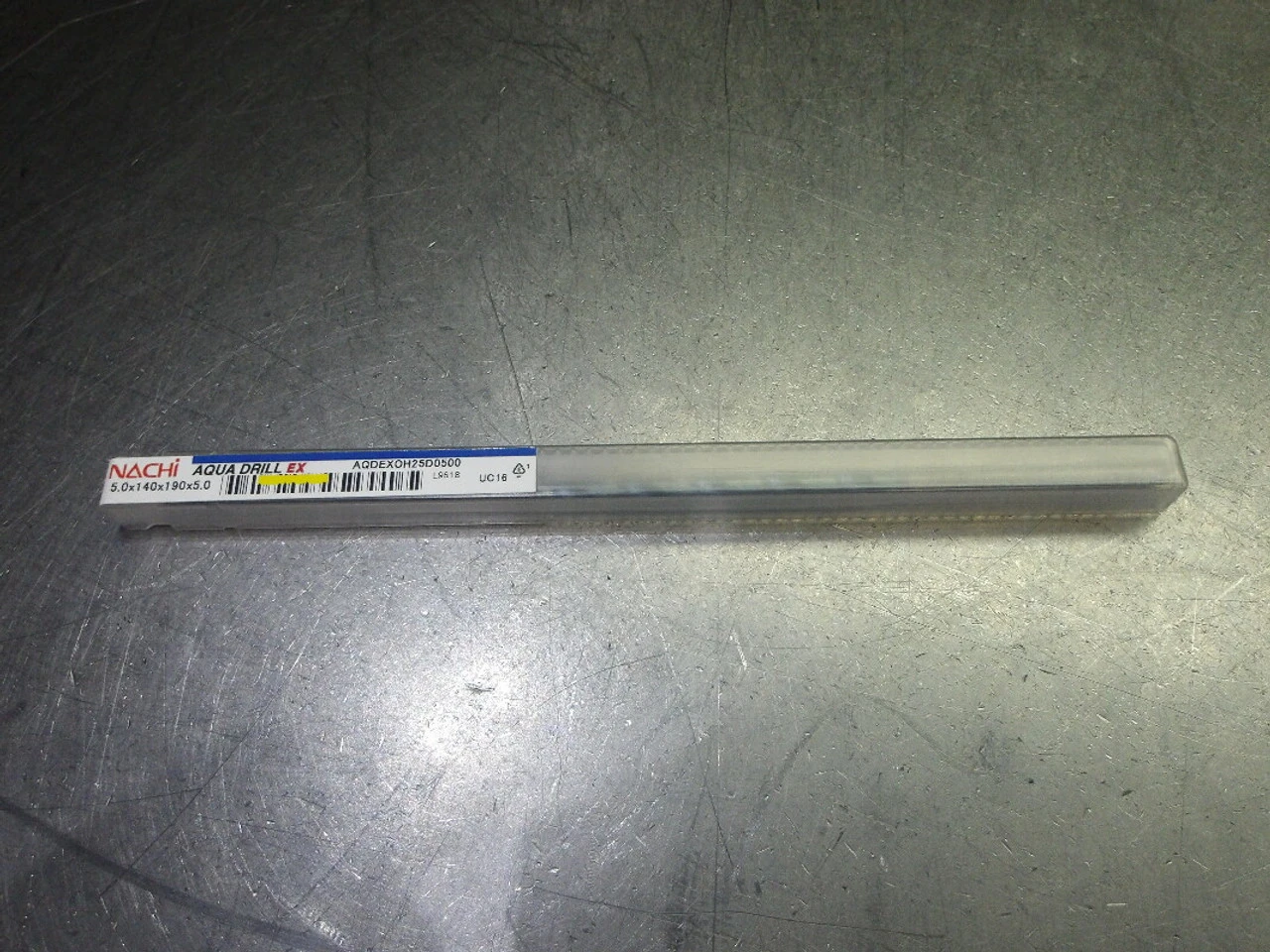 Nachi Aqua Drill EX 5mm Coolant Thru Carbide Drill AQDEX0h25d0500 (LOC1123D)