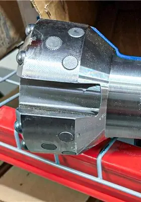 Used TRIDENT SOFT ROCK 7-1/2" CARBIDE BUTTON CABLE TOOL DRILL BIT, 2" X 3" PIN THREAD Drills Pennsylvania US | East West Machinery & Drilling #1488940