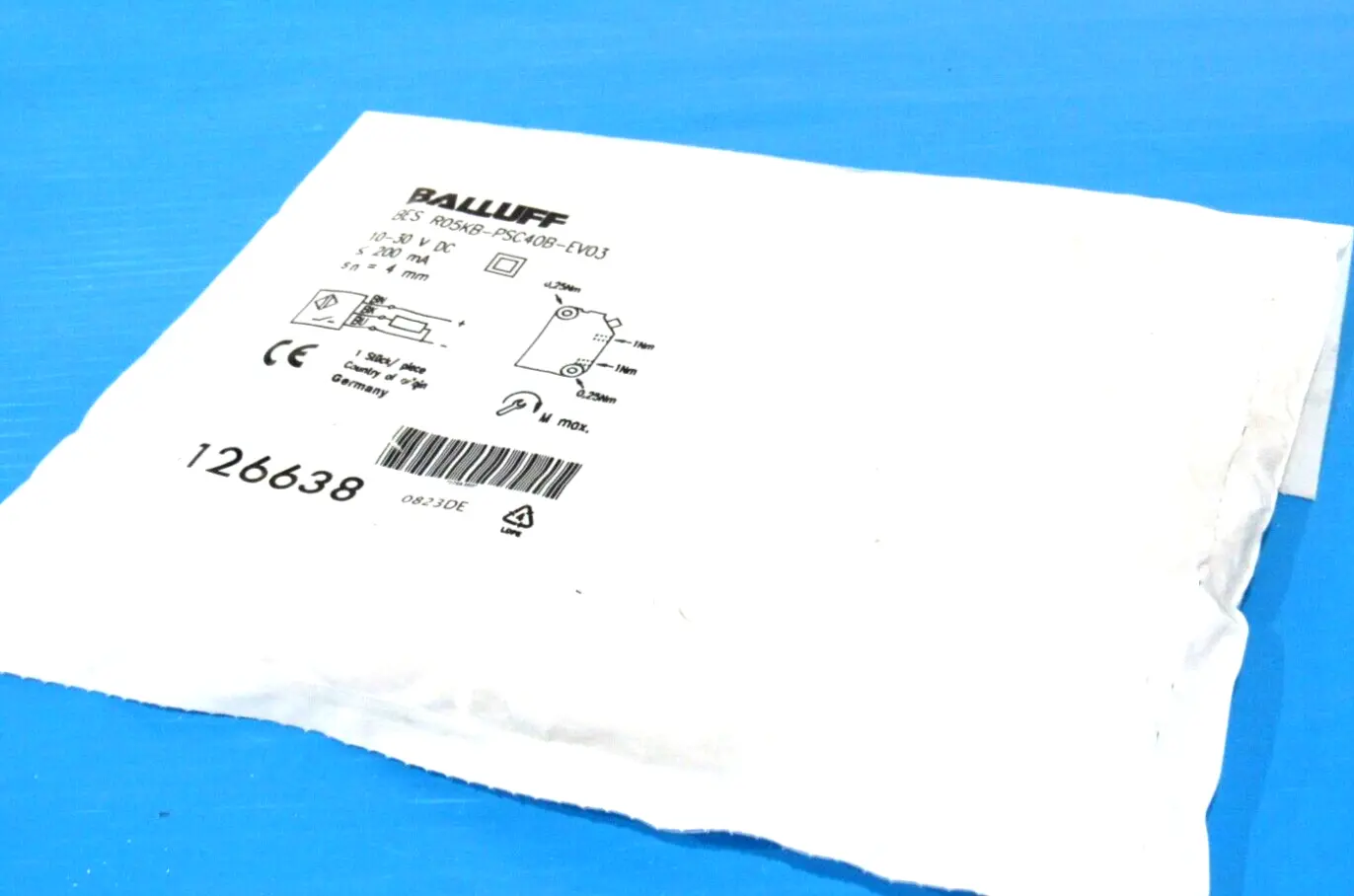 NEW BALLUFF BES R05KB-PSC40B-EV03 SENSOR BESR05KBPSC40BEV03