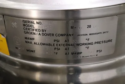 Used GROEN TDH-20 Autoclaves, Reactors & Kettles Georgia US | The Equipment Hub #162918