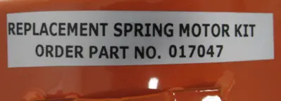 NEW GLEASON REEL 017047 REPLCEMENT SPRING KIT FOR REEL GR017047