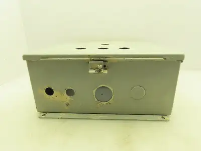 SCE A1614CH Electrical Enclosure Control Panel 16x14x6" Back Plate Knockouts