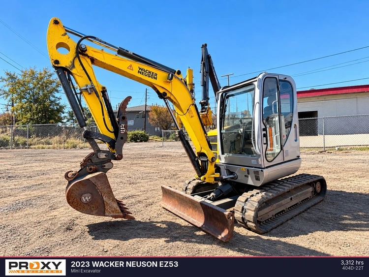 Used 2023 WACKER NEUSON EZ53 Excavators New Jersey US | Proxy Equipment #1539947