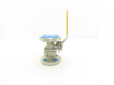 FlowTek F15 3/4" 150 Flanged 2pc Stainless Ball Valve 275psi TFM-1600 API-607