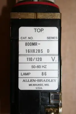 USED ALLEN BRADLEY 800MR-16HX2BS GREEN