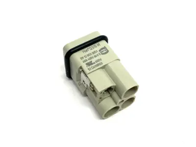 New | in-Stock HARTING Male Crimp Insert, 3-Contact, Size 3A, 40A 400V Contact Blocks Michigan US | Maverick Industrial Sales #1462756