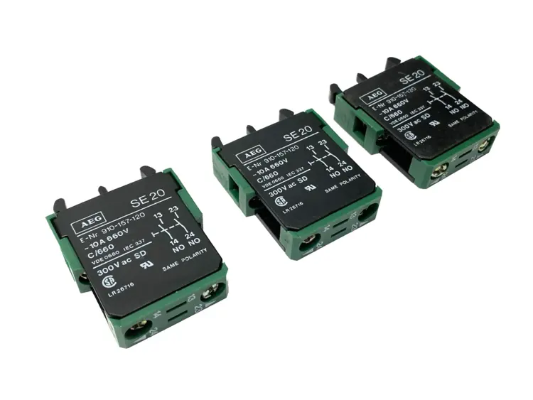 Used AEG CONTACT BLOCK 10A 660V LOT OF 3 Contact Blocks | Maverick Industrial Sales #1105339